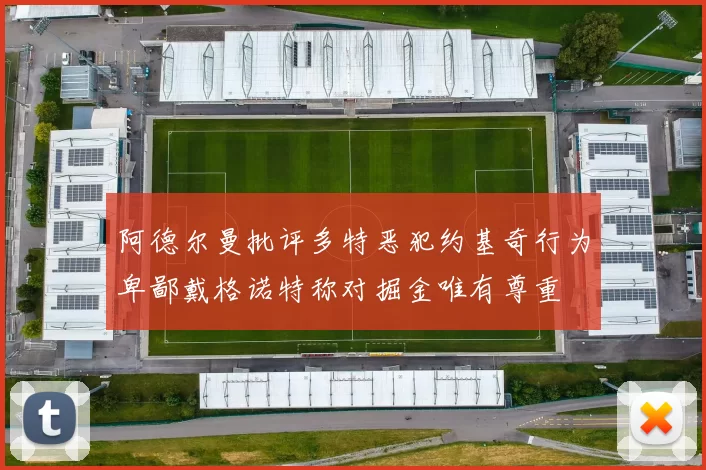 阿德尔曼批评多特恶犯约基奇行为卑鄙戴格诺特称对掘金唯有尊重