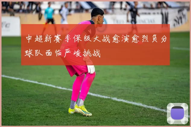 中超新赛季保级大战愈演愈烈负分球队面临严峻挑战